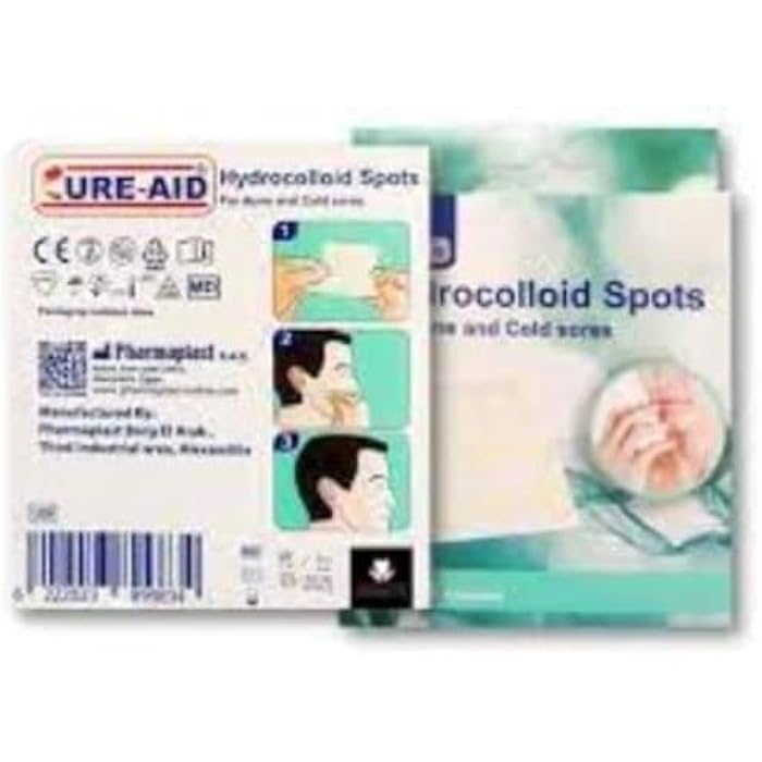 Hydrocolloid spots for acne and cold sores Skin Tone Pill Sticker - Image 3